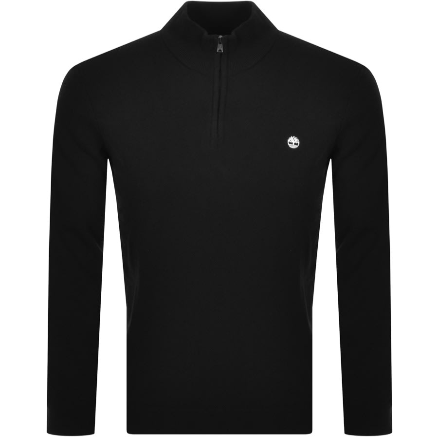 Alternative Image for ProductTimberland Half Zip Merino Knit Jumper Black1